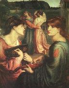 Dante Gabriel Rossetti The Bower Meadow oil painting reproduction
